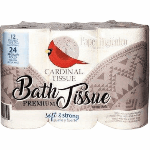 Cardinal 2 Ply Premium Bath Tissue - 12x250 Pack